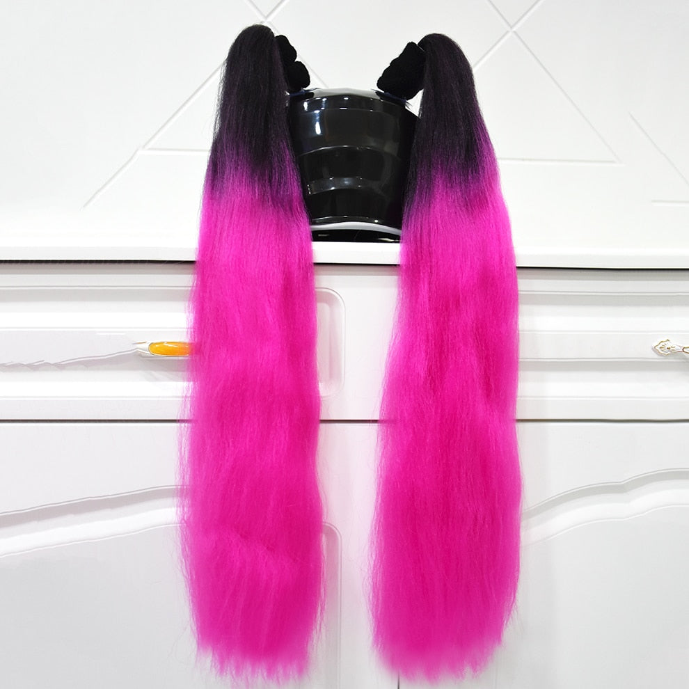 2PCS Helmet Braids