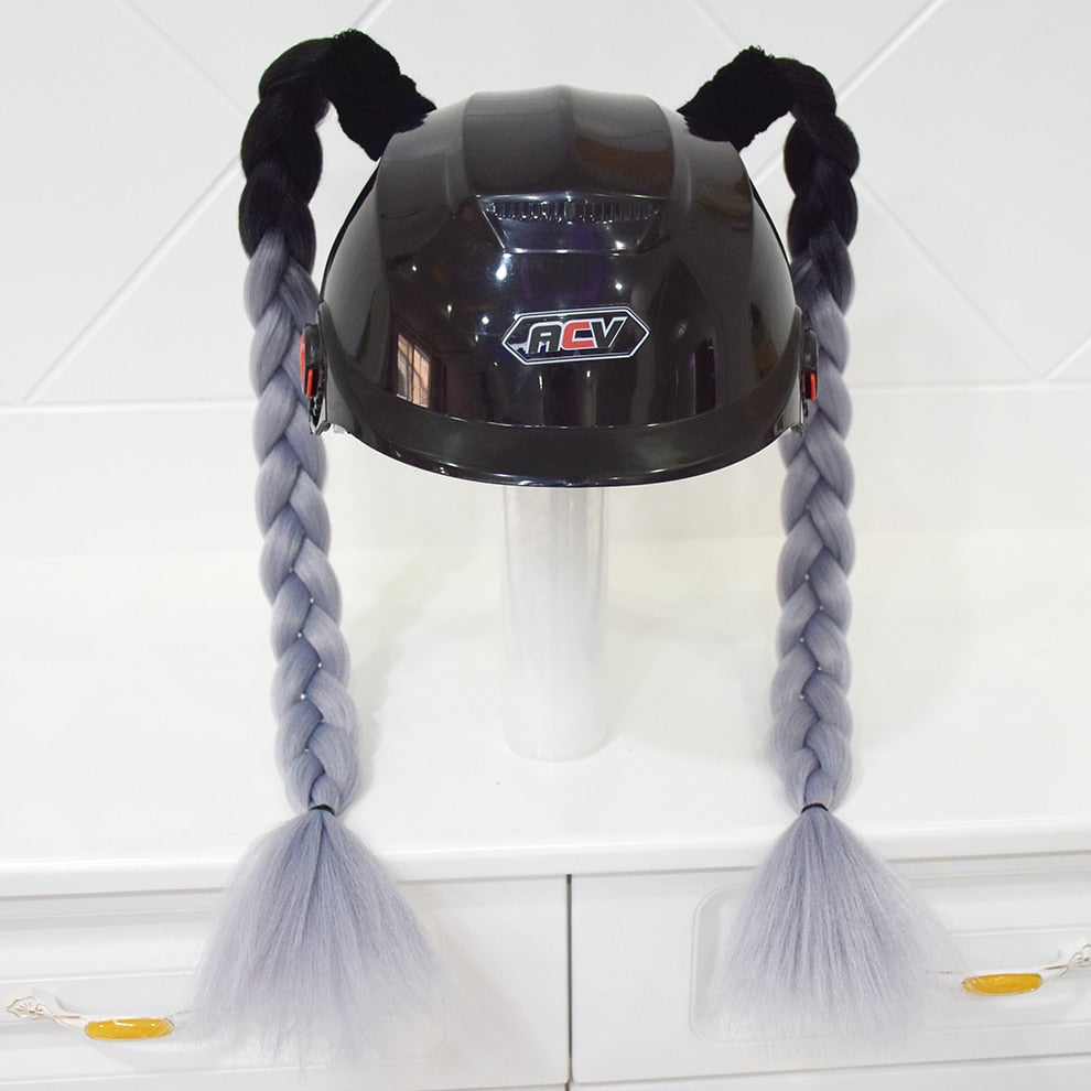 2PCS Helmet Braids