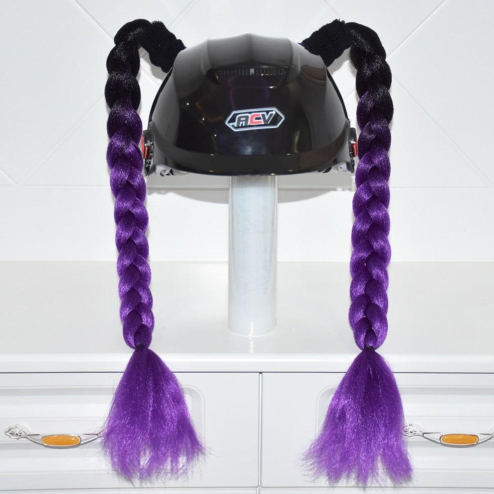 2PCS Helmet Braids