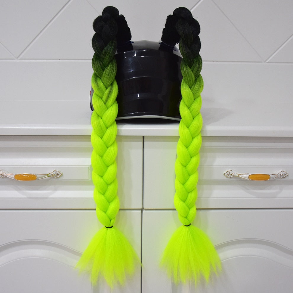 2PCS Helmet Braids