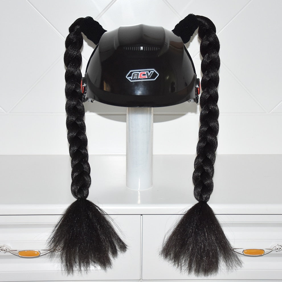 2PCS Helmet Braids